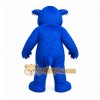 Blue Monster Mascot Costume with Custom Logo Blue Monster Mascot Costume with Custom Logo