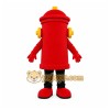 Red Fire Hydrant Mascot Costume with Custom Logo