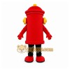 Red Fire Hydrant Mascot Costume with Custom Logo