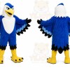Blue Bird Mascot Costume with Custom Logo
