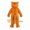 Orange Cat Mascot Costume with Custom Logo Orange Cat Mascot Costume with Custom Logo
