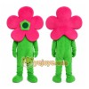 Green Flower Mascot Costume with Custom Logo Green Flower Mascot Costume with Custom Logo