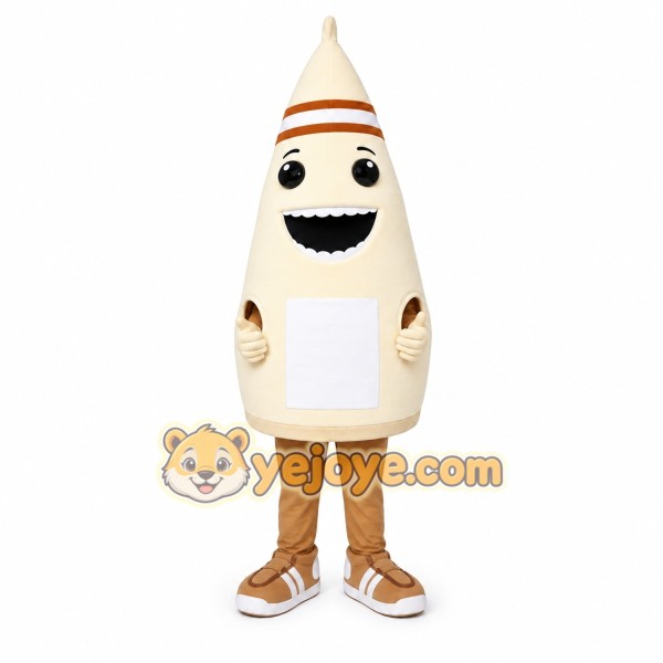 White Bottle Mascot Costume with Custom Logo White Bottle Mascot Costume with Custom Logo