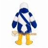 Blue Eagle Mascot Costume with Custom Logo Blue Eagle Mascot Costume with Custom Logo