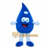 Blue Drop Mascot Costume with Custom Logo Blue Drop Mascot Costume with Custom Logo