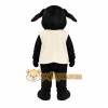 Black Dog Mascot Costume with Custom Logo Black Dog Mascot Costume with Custom Logo