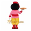 Red Man Mascot Costume with Custom Logo Red Man Mascot Costume with Custom Logo