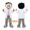 White Man Mascot Costume with Custom Logo White Man Mascot Costume with Custom Logo