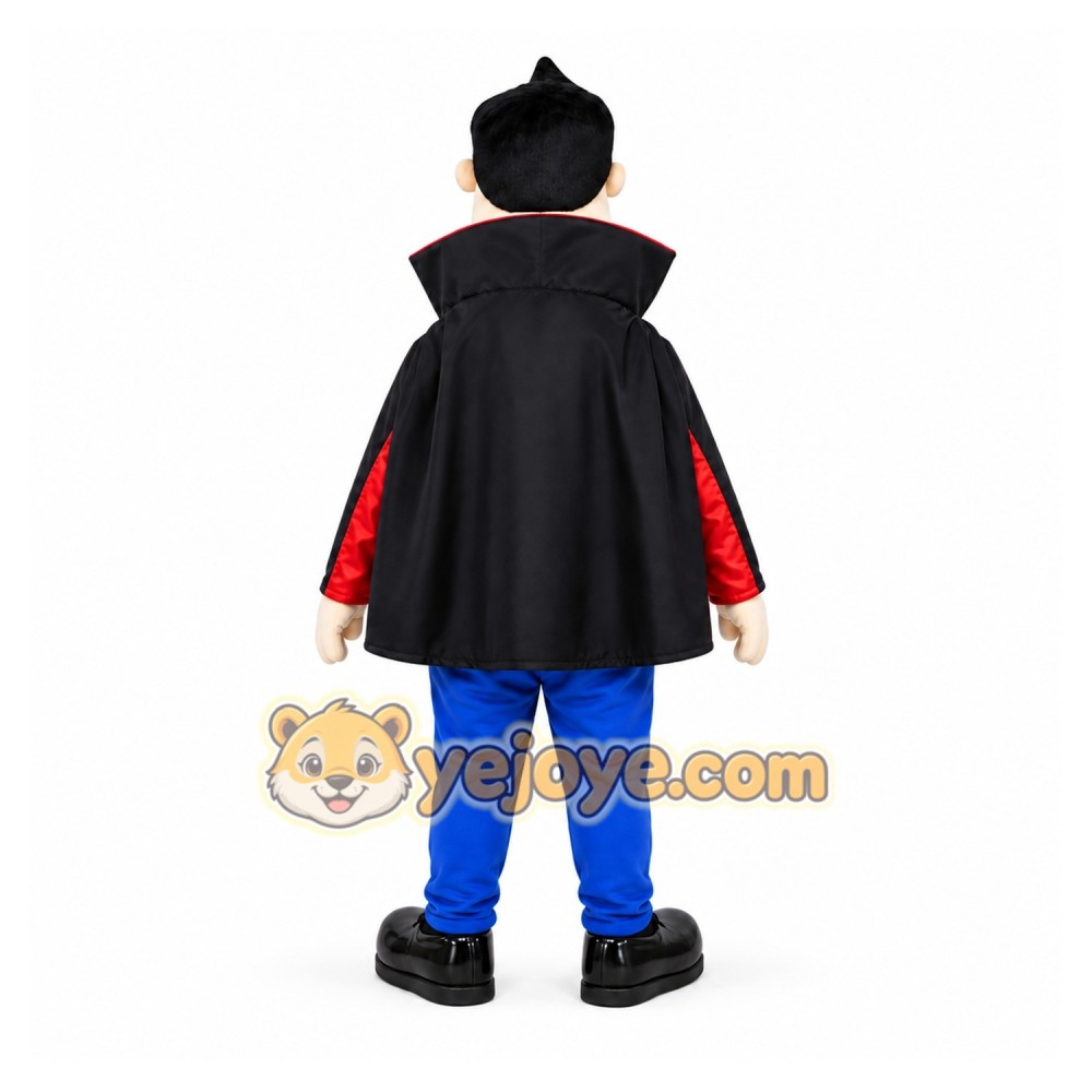 Black Man Mascot Costume with Custom Logo Black Man Mascot Costume with Custom Logo
