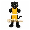 Black Panther Mascot Costume with Custom Logo Black Panther Mascot Costume with Custom Logo