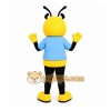 Yellow Insect Mascot Costume with Custom Logo Yellow Insect Mascot Costume with Custom Logo
