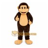 Brown Monkey Mascot Costume with Custom Logo Brown Monkey Mascot Costume with Custom Logo