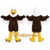 Brown Eagle Mascot Costume with Custom Logo Brown Eagle Mascot Costume with Custom Logo