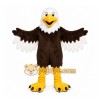 Brown Eagle Mascot Costume with Custom Logo Brown Eagle Mascot Costume with Custom Logo