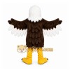 Brown Eagle Mascot Costume with Custom Logo Brown Eagle Mascot Costume with Custom Logo