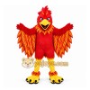Red Bird Mascot Costume with Custom Logo