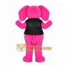 Pink Elephant Mascot Costume with Custom Logo Pink Elephant Mascot Costume with Custom Logo
