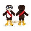 Brown Owl Mascot Costume with Custom Logo Brown Owl Mascot Costume with Custom Logo