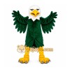 Green Eagle Mascot Costume with Custom Logo Green Eagle Mascot Costume with Custom Logo