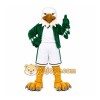 Green Eagle Mascot Costume with Custom Logo Green Eagle Mascot Costume with Custom Logo