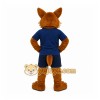 Brown Fox Mascot Costume with Custom Logo Brown Fox Mascot Costume with Custom Logo