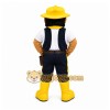 Yellow Lumberjack Mascot Costume with Custom Logo Yellow Lumberjack Mascot Costume with Custom Logo