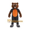 Brown Beaver Mascot Costume with Custom Logo Brown Beaver Mascot Costume with Custom Logo