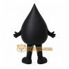 Black Drop Mascot Costume with Custom Logo Black Drop Mascot Costume with Custom Logo