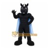 Black Unicorn Mascot Costume with Custom Logo Black Unicorn Mascot Costume with Custom Logo