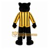 Black Panther Mascot Costume with Custom Logo Black Panther Mascot Costume with Custom Logo