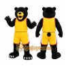 Black Bear Mascot Costume with Custom Logo Black Bear Mascot Costume with Custom Logo