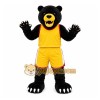 Black Bear Mascot Costume with Custom Logo Black Bear Mascot Costume with Custom Logo