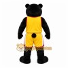Black Bear Mascot Costume with Custom Logo Black Bear Mascot Costume with Custom Logo