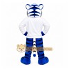 Blue Tiger Mascot Costume with Custom Logo Blue Tiger Mascot Costume with Custom Logo