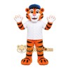 Orange Tiger Mascot Costume with Custom Logo Orange Tiger Mascot Costume with Custom Logo