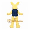 Yellow Rabbit Mascot Costume with Custom Logo Yellow Rabbit Mascot Costume with Custom Logo