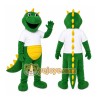 Green Dinosaur Mascot Costume with Custom Logo Green Dinosaur Mascot Costume with Custom Logo