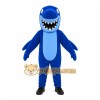 Blue Shark Mascot Costume with Custom Logo Blue Shark Mascot Costume with Custom Logo