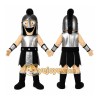 Silver Roman Warrior Mascot Costume with Custom Logo Silver Roman Warrior Mascot Costume with Custom Logo