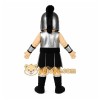 Silver Roman Warrior Mascot Costume with Custom Logo Silver Roman Warrior Mascot Costume with Custom Logo