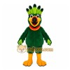 Green Parrot Mascot Costume with Custom Logo Green Parrot Mascot Costume with Custom Logo