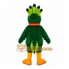 Green Parrot Mascot Costume with Custom Logo Green Parrot Mascot Costume with Custom Logo