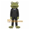 Green Frog Mascot Costume with Custom Logo Green Frog Mascot Costume with Custom Logo