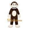 Brown Monkey Mascot Costume with Custom Logo Brown Monkey Mascot Costume with Custom Logo