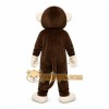 Brown Monkey Mascot Costume with Custom Logo Brown Monkey Mascot Costume with Custom Logo