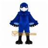 Blue Bird Mascot Costume with Custom Logo