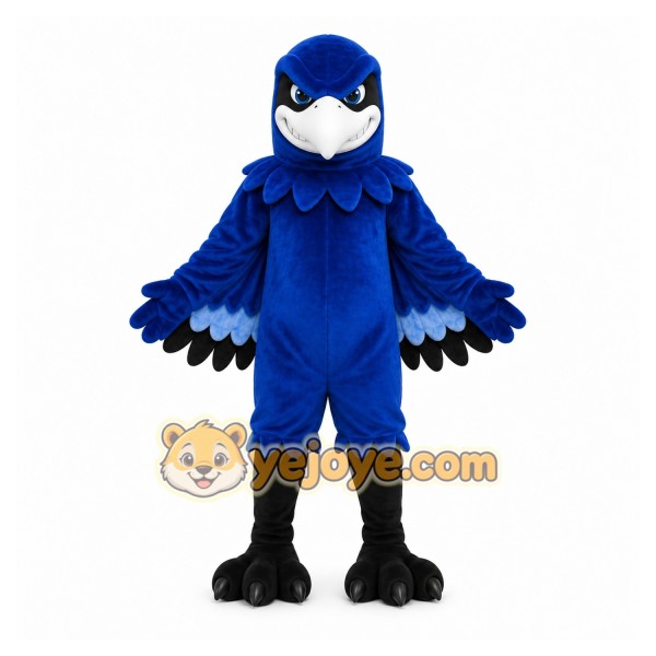 Blue Bird Mascot Costume with Custom Logo Blue Bird Mascot Costume with Custom Logo