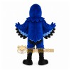 Blue Bird Mascot Costume with Custom Logo