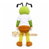 Green Insect Mascot Costume with Custom Logo Green Insect Mascot Costume with Custom Logo