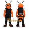 Orange Insect Mascot Costume with Custom Logo Orange Insect Mascot Costume with Custom Logo
